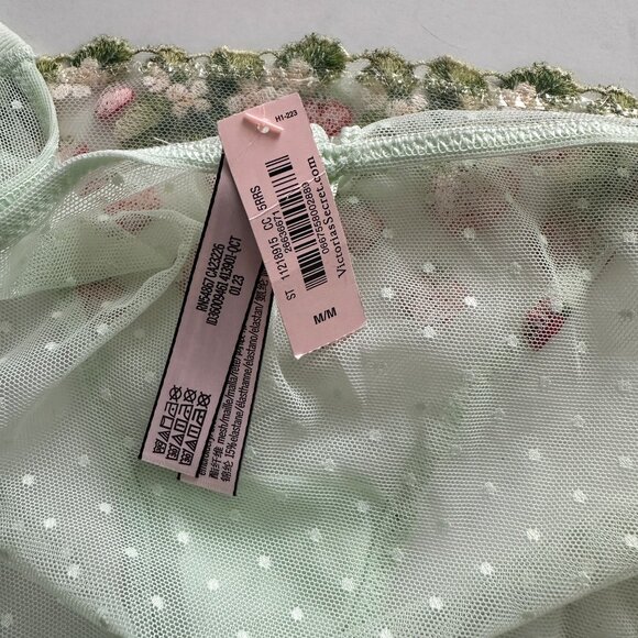 Victoria's Secret Dream Angels Strawberry Embroidery Cheekini Panty Medium NWT - Picture 6 of 6